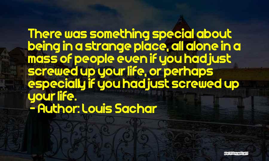 There's Something Special About You Quotes By Louis Sachar