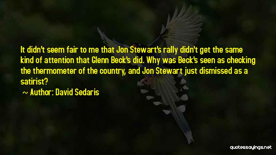 Thermometer Quotes By David Sedaris