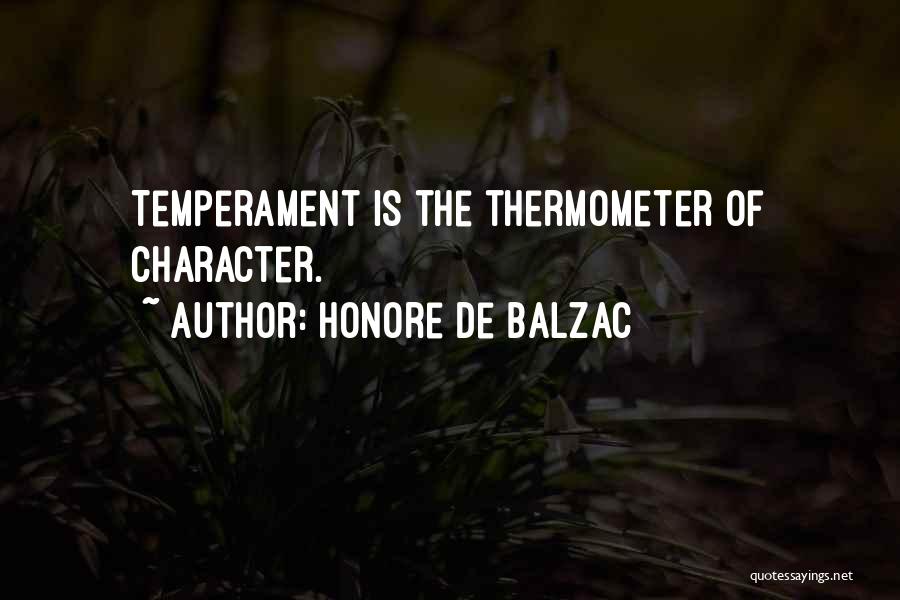 Thermometer Quotes By Honore De Balzac