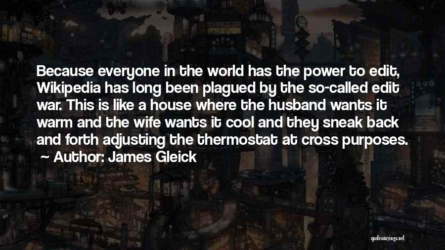 Thermostat Quotes By James Gleick
