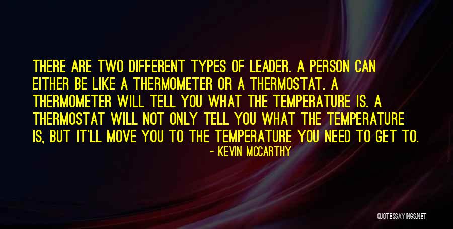 Thermostat Quotes By Kevin McCarthy