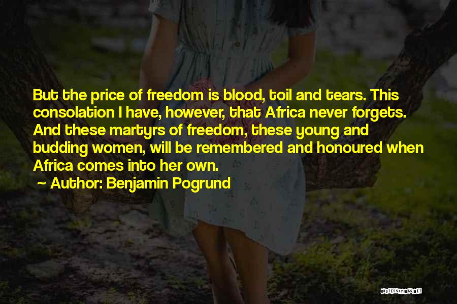 These Tears Quotes By Benjamin Pogrund