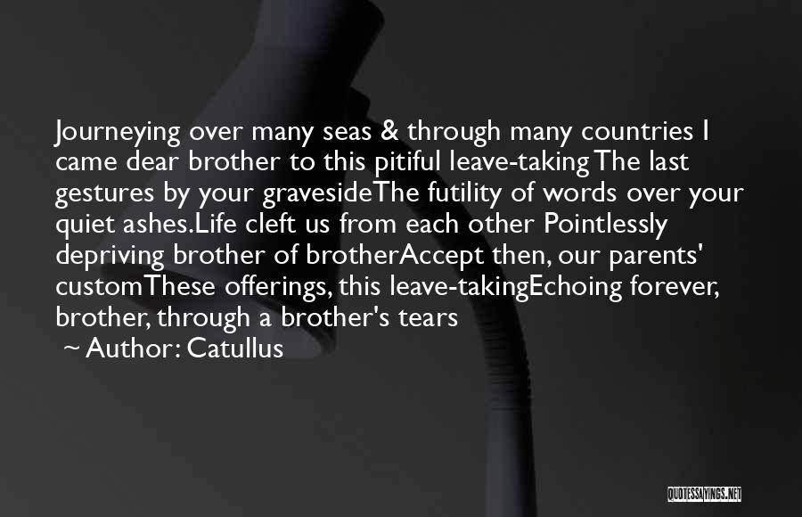 These Tears Quotes By Catullus