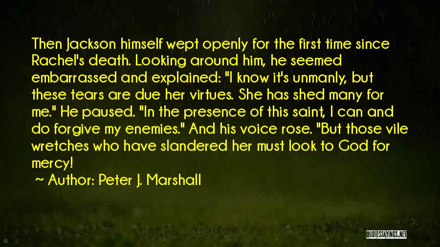 These Tears Quotes By Peter J. Marshall