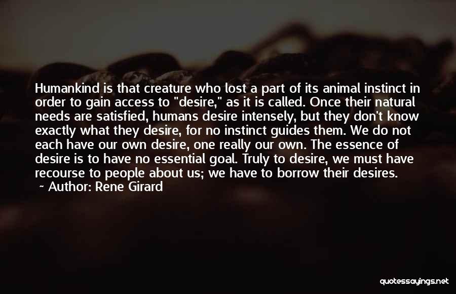 They Must Know Quotes By Rene Girard