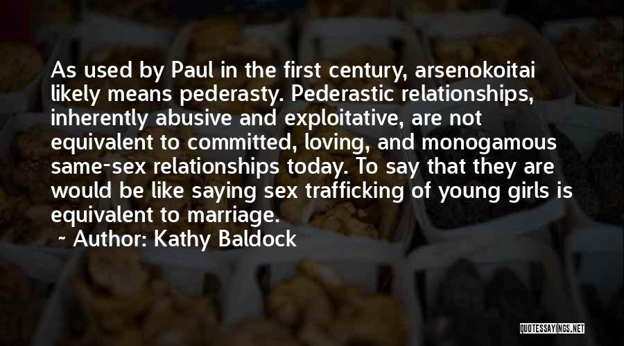 They Say Marriage Quotes By Kathy Baldock
