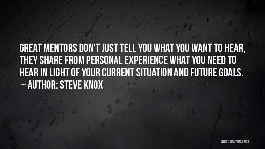 They Tell You What You Want To Hear Quotes By Steve Knox