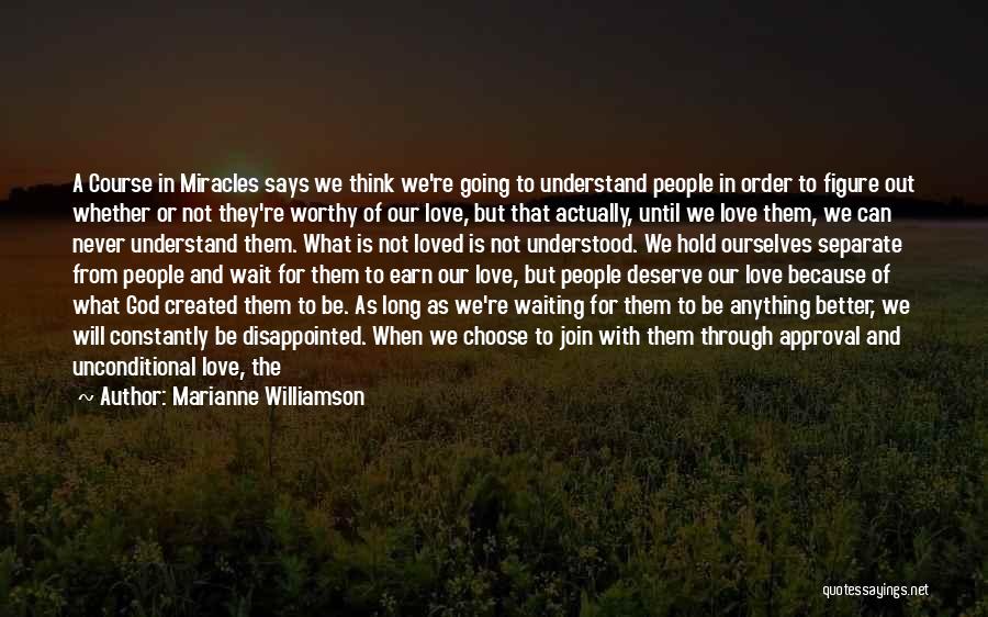 They Will Never Understand Our Love Quotes By Marianne Williamson