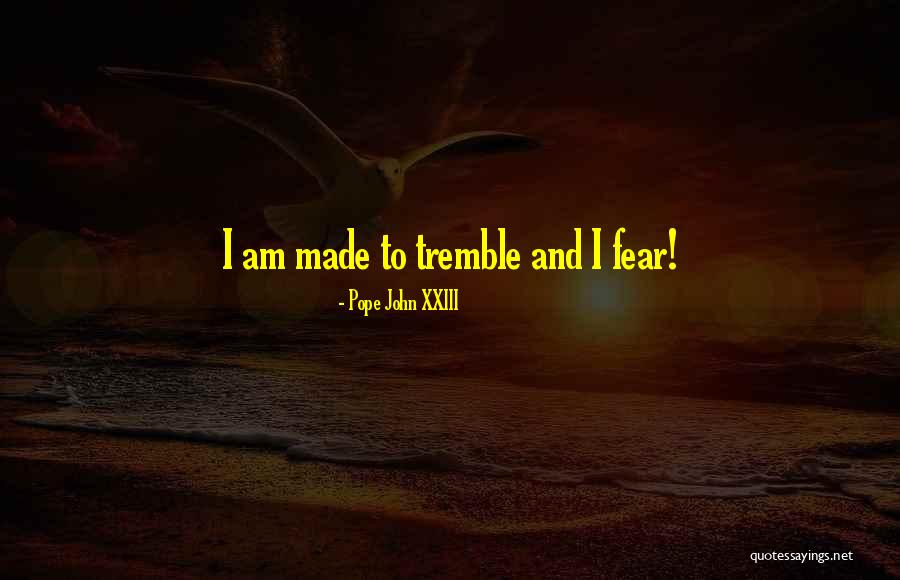 They Will Tremble Quotes By Pope John XXIII They Will Tremble Quotes By Pope John XXIII