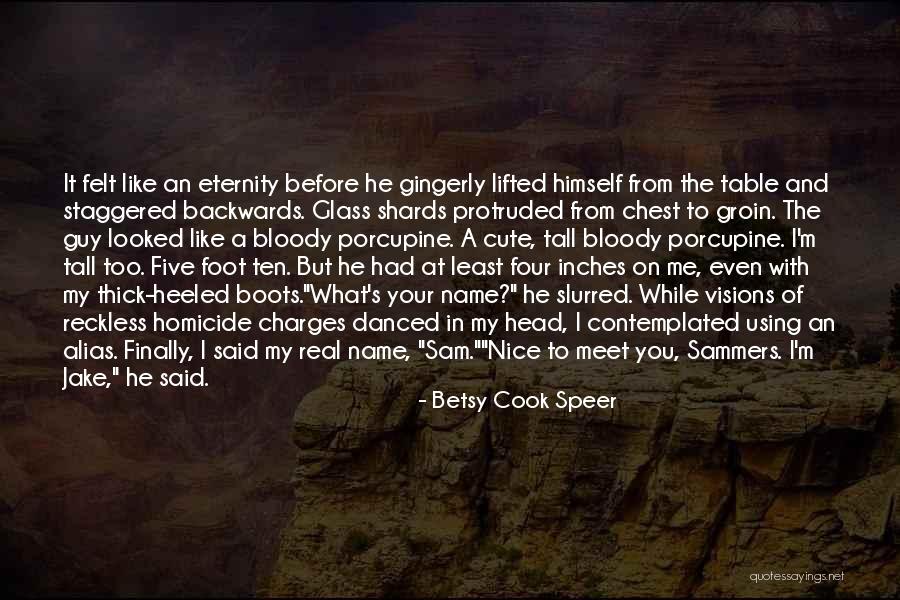 Thick Head Quotes By Betsy Cook Speer