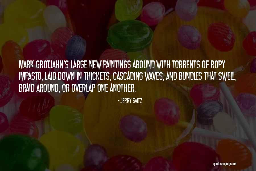 Thickets Quotes By Jerry Saltz Thickets Quotes By Jerry Saltz