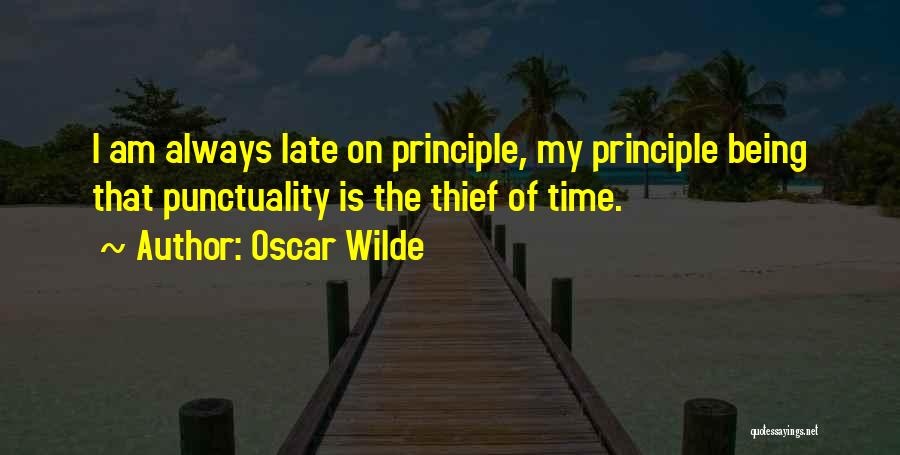 Thief Of Time Quotes By Oscar Wilde