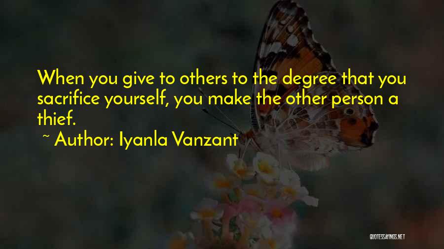 Thief Person Quotes By Iyanla Vanzant