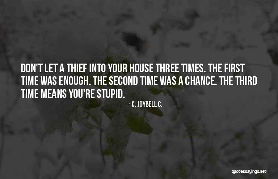 Thief Quotes By C. JoyBell C.