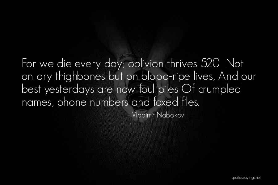 Thighbones Quotes By Vladimir Nabokov
