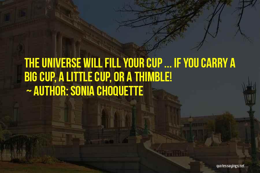 Thimble Quotes By Sonia Choquette