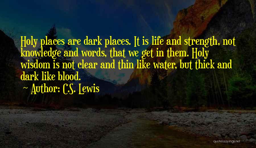 Thin And Thick Quotes By C.S. Lewis