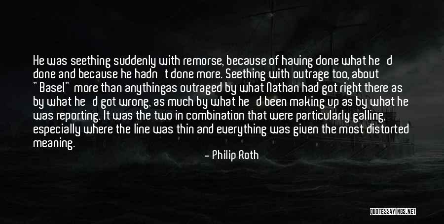 Thin Line Quotes By Philip Roth Thin Line Quotes By Philip Roth
