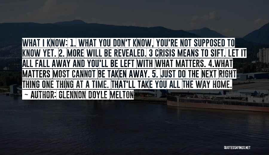 Thing 1 2 Quotes By Glennon Doyle Melton