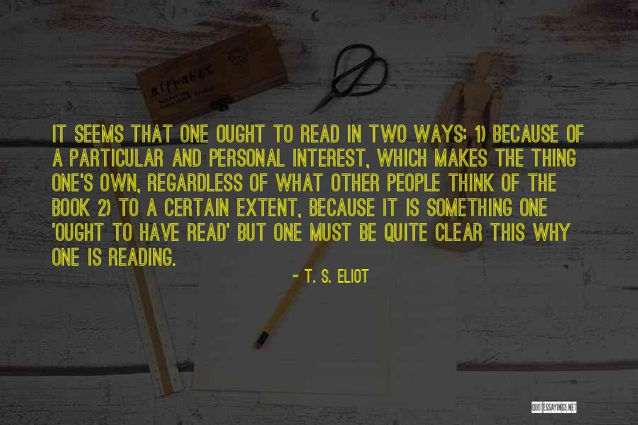 Thing 1 And Thing 2 Quotes By T. S. Eliot Thing 1 And Thing 2 Quotes By T. S. Eliot