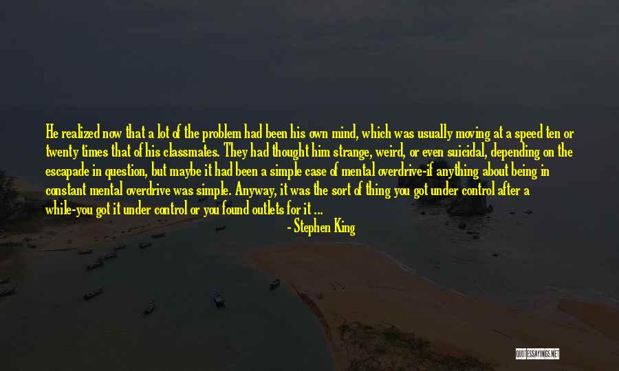Thing About Moving On Quotes By Stephen King Thing About Moving On Quotes By Stephen King