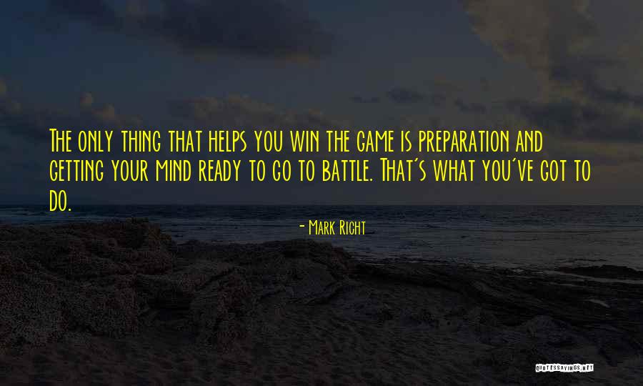 Thing Helps Quotes By Mark Richt Thing Helps Quotes By Mark Richt