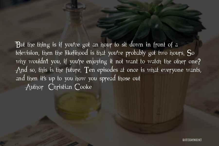 Thing One And Thing Two Quotes By Christian Cooke