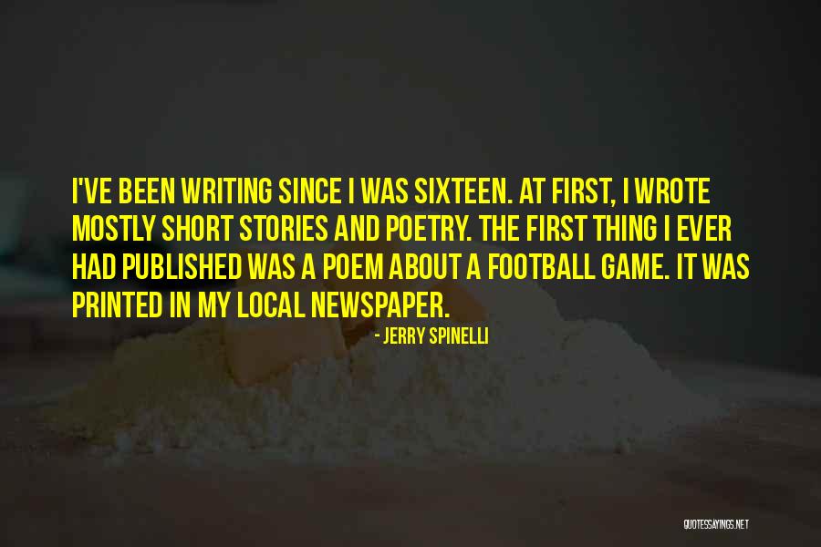 Thing Poem Quotes By Jerry Spinelli Thing Poem Quotes By Jerry Spinelli