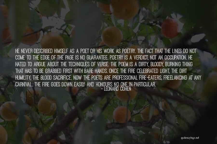 Thing Poem Quotes By Leonard Cohen Thing Poem Quotes By Leonard Cohen