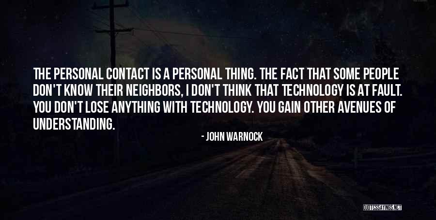 Thing Quotes By John Warnock Thing Quotes By John Warnock