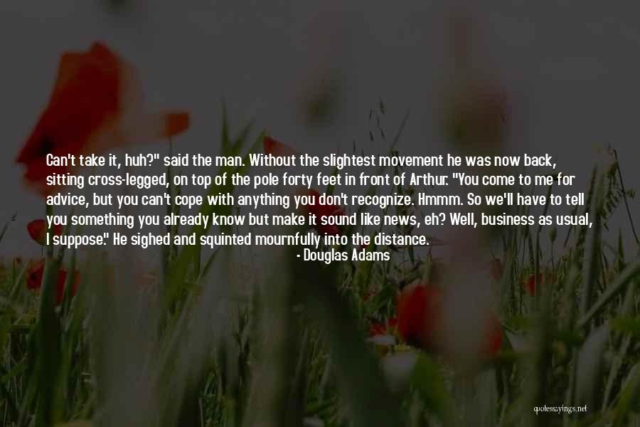 Thing That Make You Go Hmmm Quotes By Douglas Adams