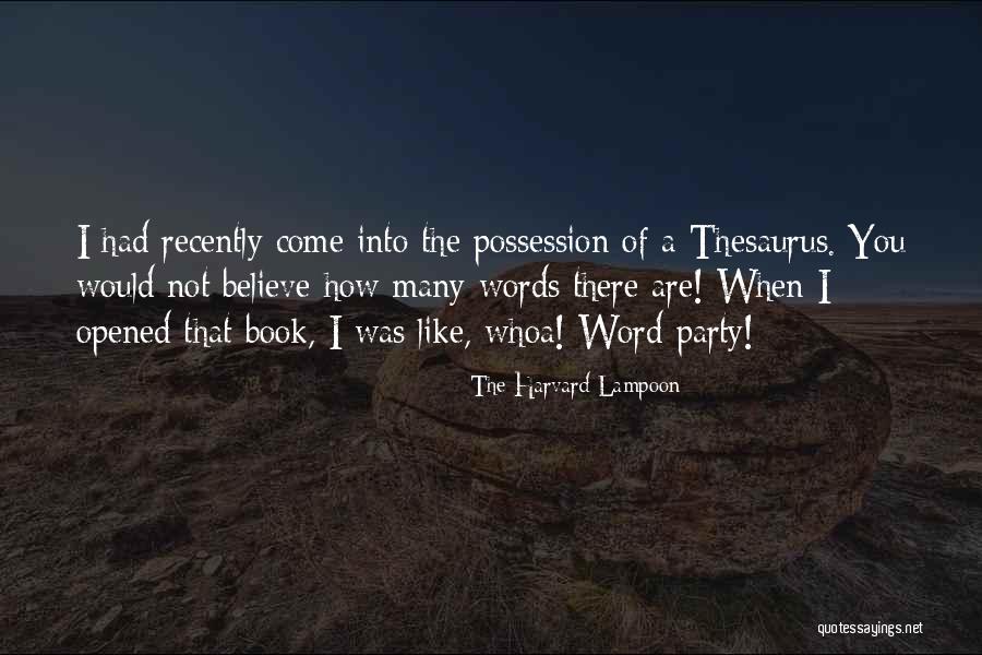 Thing Thesaurus Quotes By The Harvard Lampoon Thing Thesaurus Quotes By The Harvard Lampoon