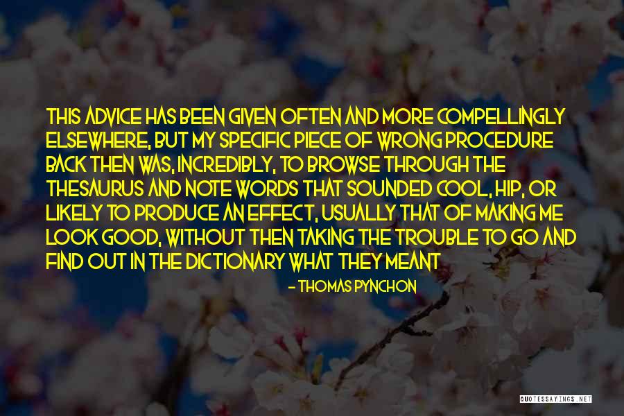 Thing Thesaurus Quotes By Thomas Pynchon Thing Thesaurus Quotes By Thomas Pynchon