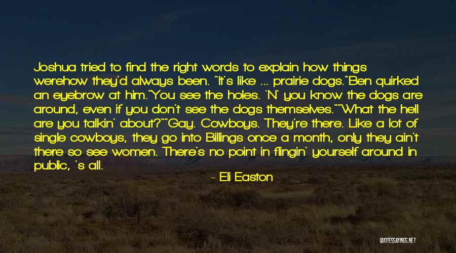 Things Ain't Right Quotes By Eli Easton