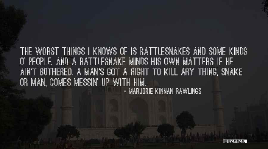 Things Ain't Right Quotes By Marjorie Kinnan Rawlings