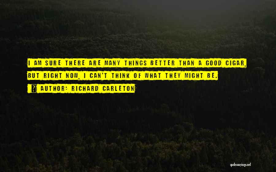 Things Are Better Now Quotes By Richard Carleton