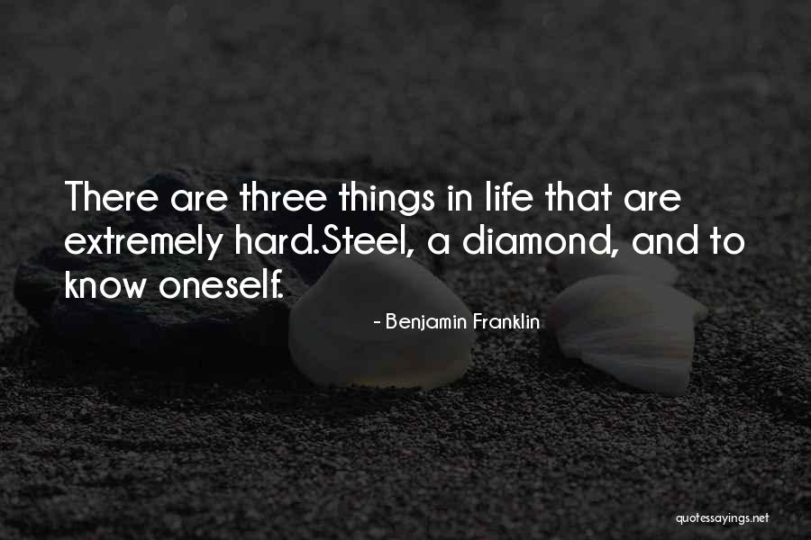 Things Are Hard Quotes By Benjamin Franklin