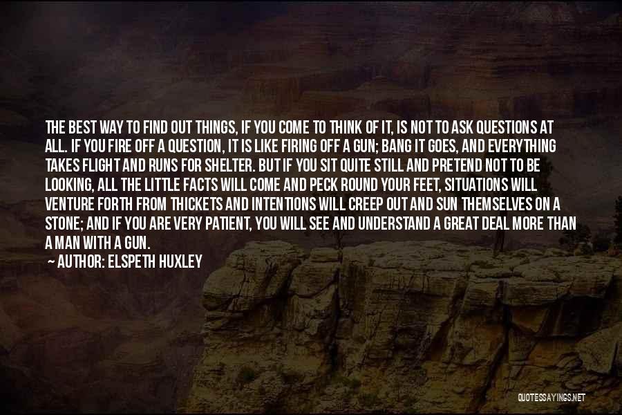 Things Are Looking Great Quotes By Elspeth Huxley