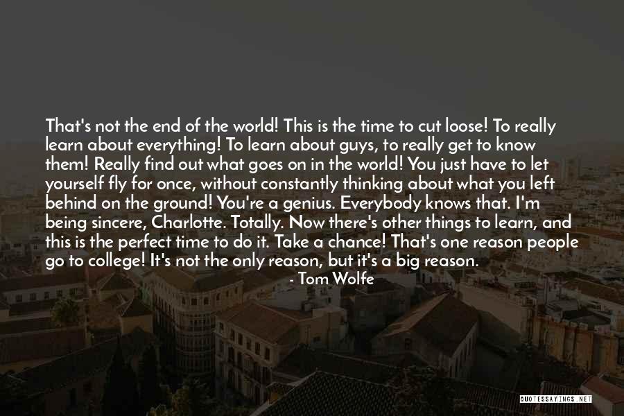 Things Being Perfect Quotes By Tom Wolfe Things Being Perfect Quotes By Tom Wolfe