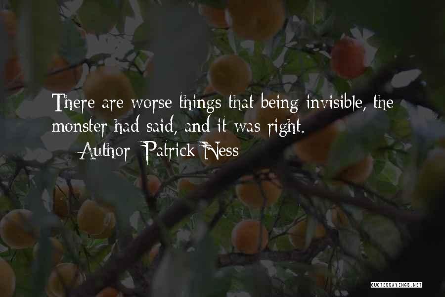 Things Being Worse Quotes By Patrick Ness