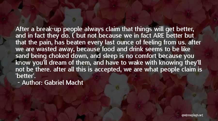 Things Break Down Quotes By Gabriel Macht