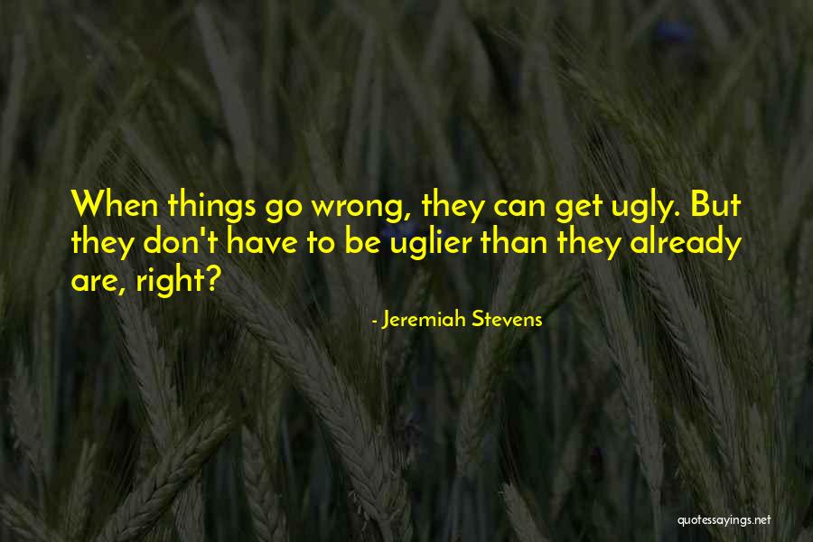 Things Can Go Wrong Quotes By Jeremiah Stevens