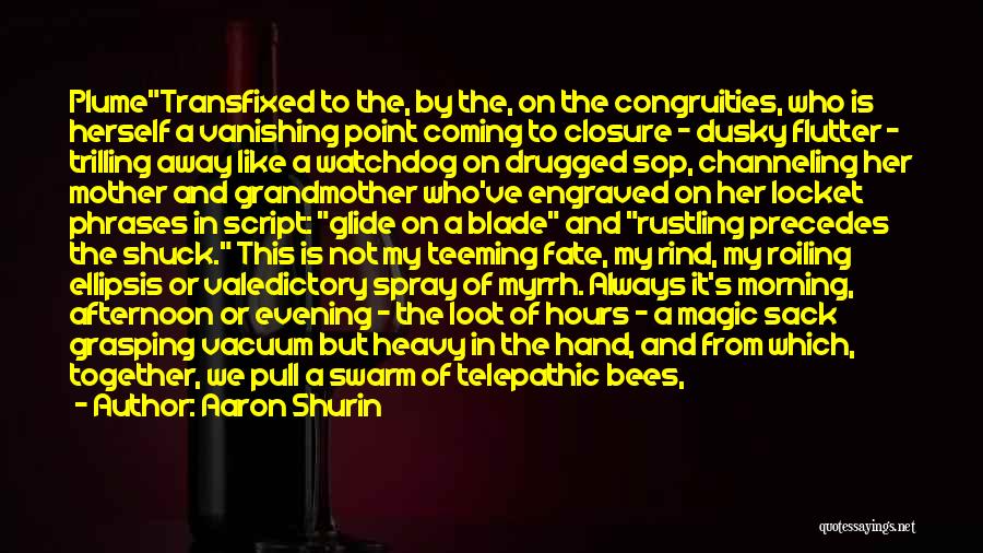 Things Coming Together Quotes By Aaron Shurin Things Coming Together Quotes By Aaron Shurin