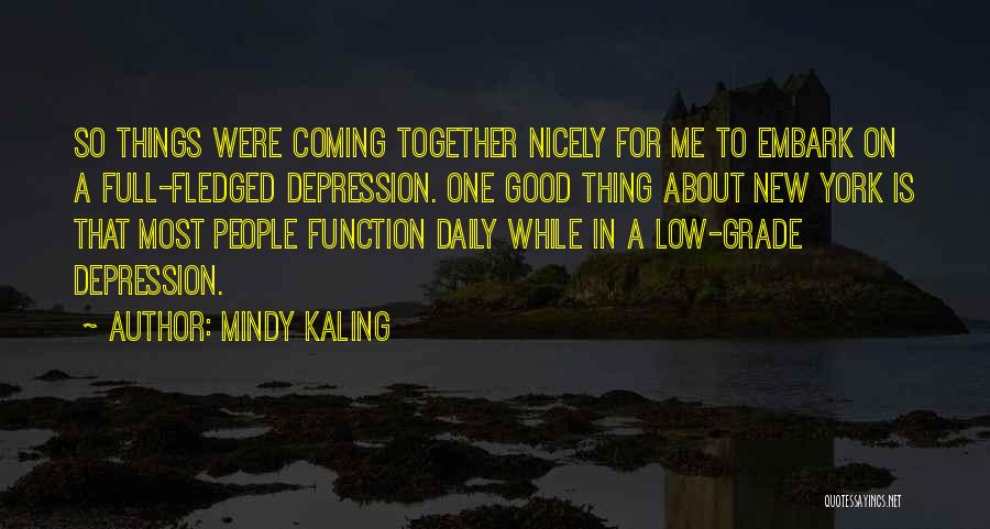 Things Coming Together Quotes By Mindy Kaling
