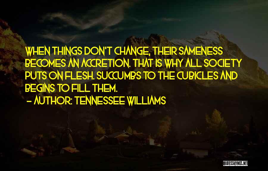 Things Don't Change Quotes By Tennessee Williams