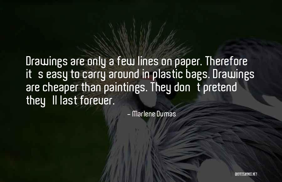 Things Don't Last Forever Quotes By Marlene Dumas