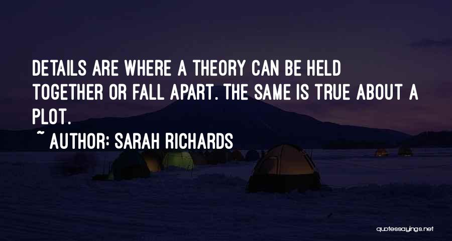Things Fall Apart Plot Quotes By Sarah Richards