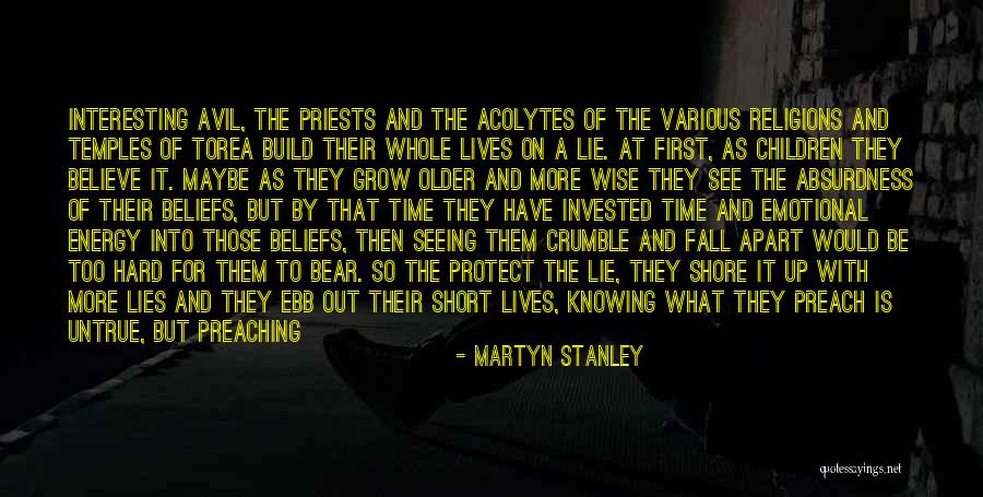 Things Fall Apart Religion Quotes By Martyn Stanley