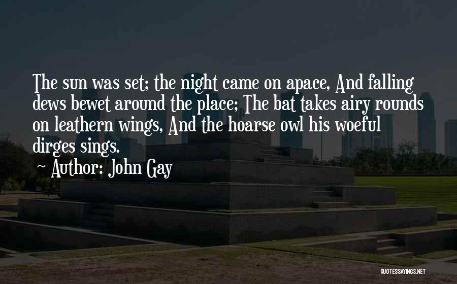Things Falling Into Place Quotes By John Gay