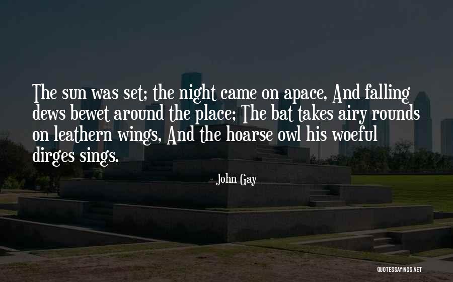 Things Falling Into Place Quotes By John Gay